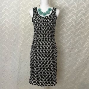 Banana Republic sleeveless crochet knit dress NWT